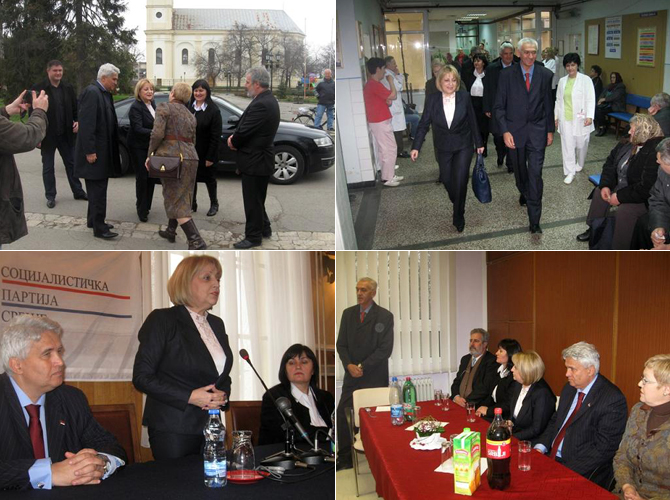 Slavica Đukić Dejanović szenttamási látogatása műárc. 5.